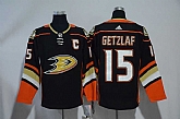 Ducks 15 Ryan Getzlaf Black Adidas jersey,baseball caps,new era cap wholesale,wholesale hats